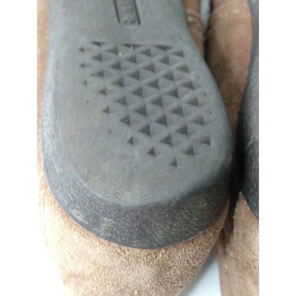 Minnetonka Women's Chukka Moccasins  Light Brown Suede Ankle Bootie Sz 5.5 - Picture 7 of 9